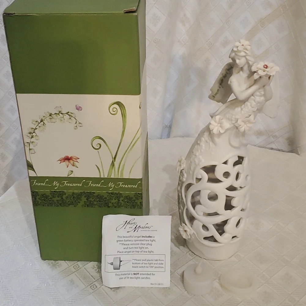 NIB  Angel porcelain "Friend"          by Pavillion Gift Co. #72040 - Picture 7 of 7